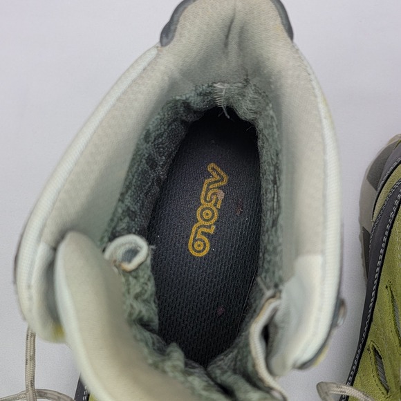 Asolo Alliance GTX Hiking Boots Waterproof GORE-TEX Green Gray Trail size 9 - Picture 8 of 9